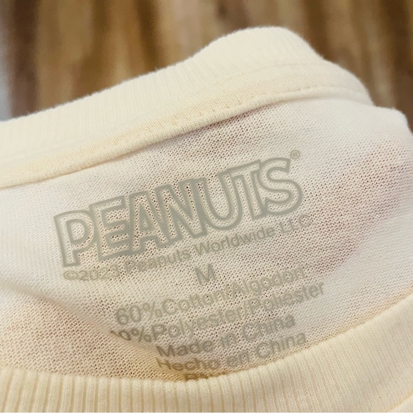 Peanuts Radiate Happiness Short Sleeve Graphic Tee - Picture 6 of 7